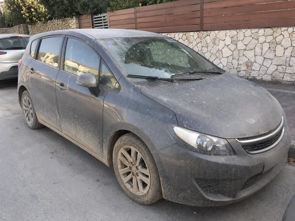 חוץ הרכב ברמת לכלוך כבדה
